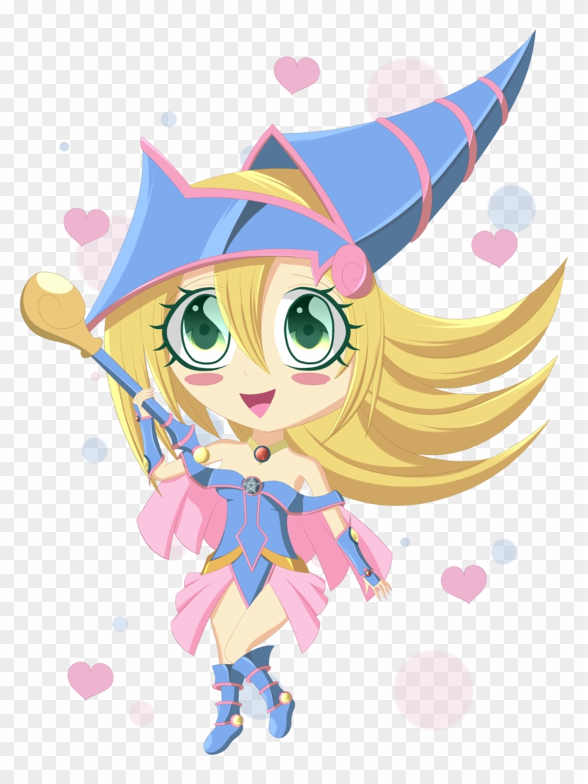 Chibi Dark Magician Girl By Littlebeautifly Chibi Dark - Dark Magician Fanart Chibi #345024