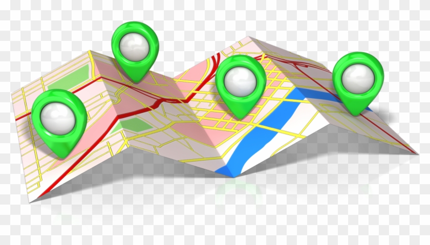 Helenwood Road Map Location Clip Art - Social Media Marketing Latest 2018 #345028