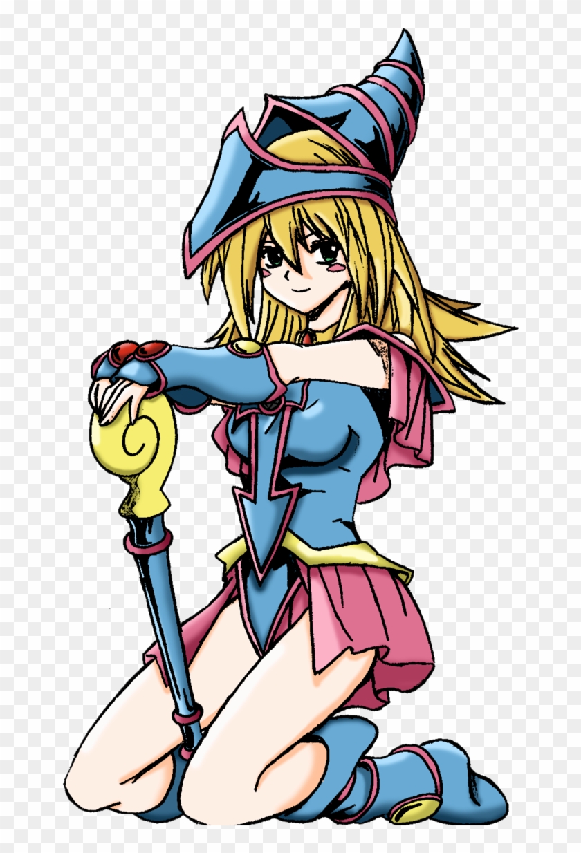 Best Dark Magician Girl Colored By Retzan On Deviantart - Cartoon #345044