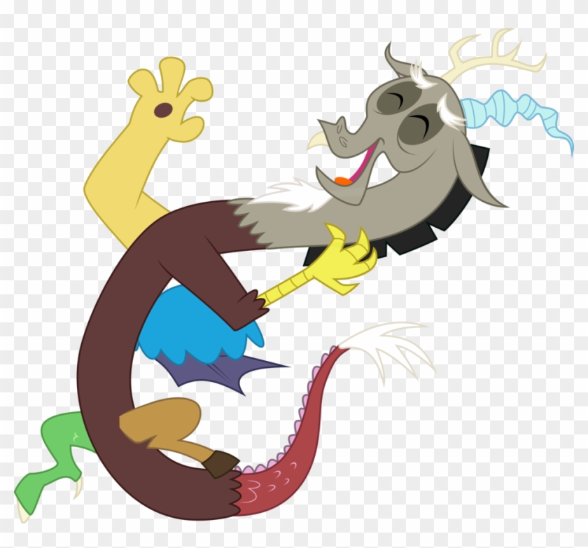 Laughing Discord By Soren The Owl-d5s65 - My Little Pony Злодей #345134