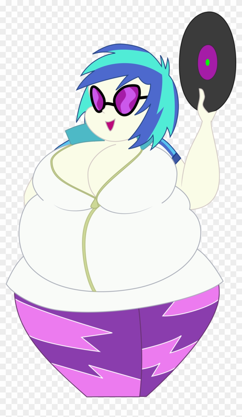 Chubby Eqg Vinyl Scratch By Shitigal-artust - Fat Vinyl Scratch #345165