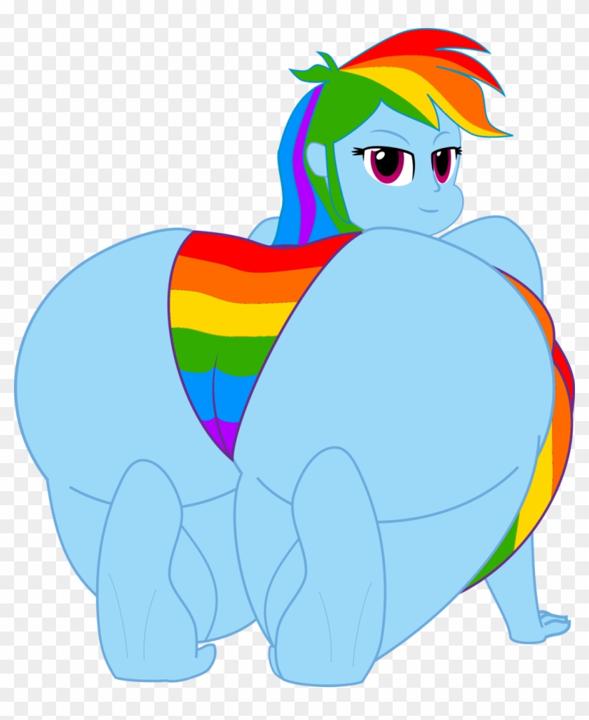 Chubby Eqg Rainbrainbow Dash Ass - Rainbow Dash Butt Inflation #345199