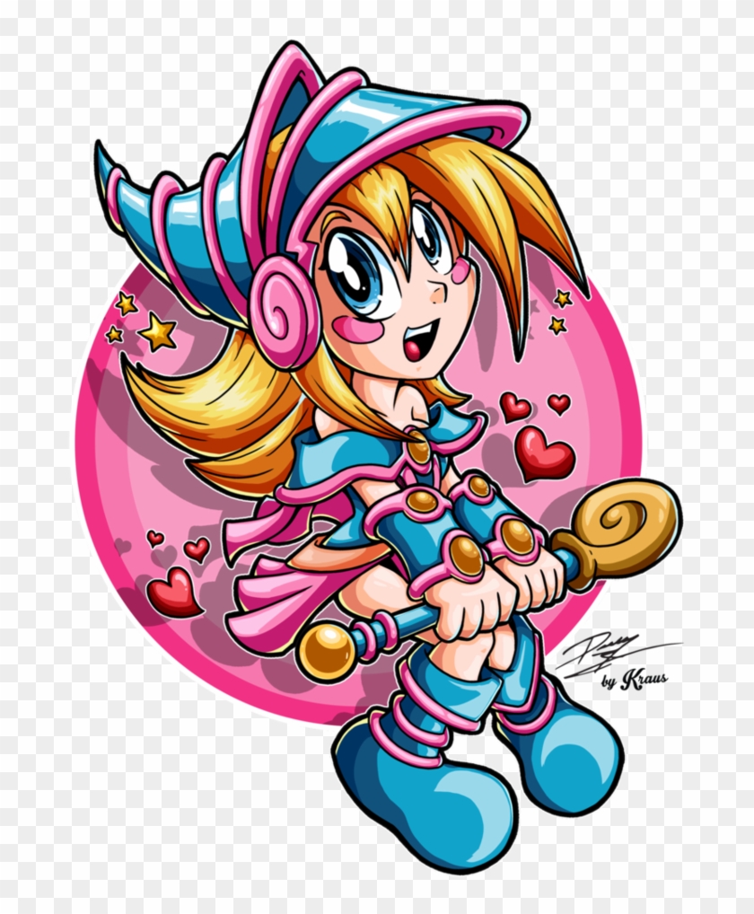 Toon Dark Magician Girl By Kraus-illustration - Dark Magician Girl Toon #345229