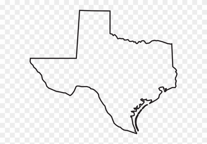 Texas Outline Clip Art At Clipart Library - Vector Texas Outline Png #345228