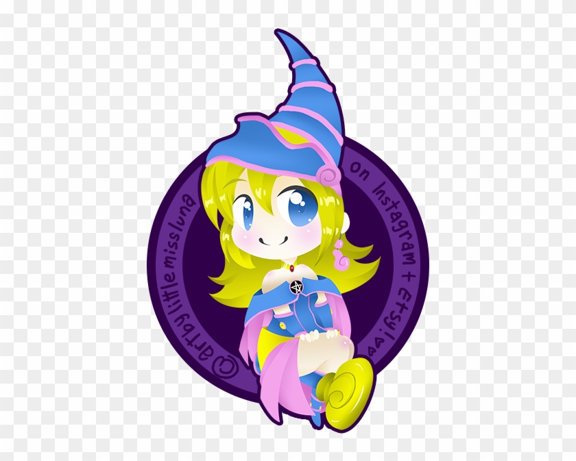 Dark Magician Girl By Little Miss Luna - Cartoon #345259