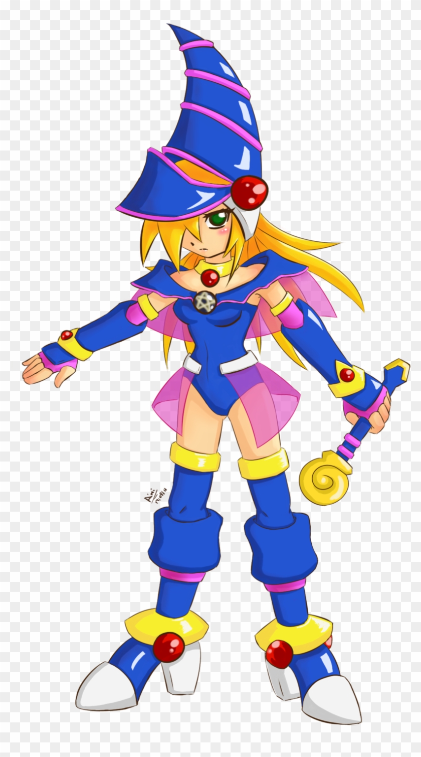 Dark Magician Girl In Rz Style By Waterkamui - Cartoon #345270