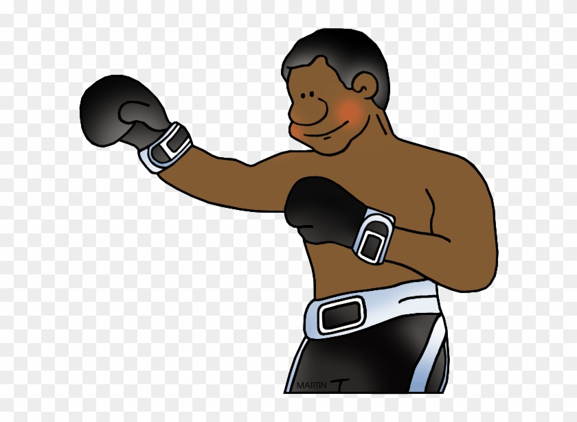 United States Clip Art By Phillip Martin, Famous People - Muhammad Ali Clipart #345278