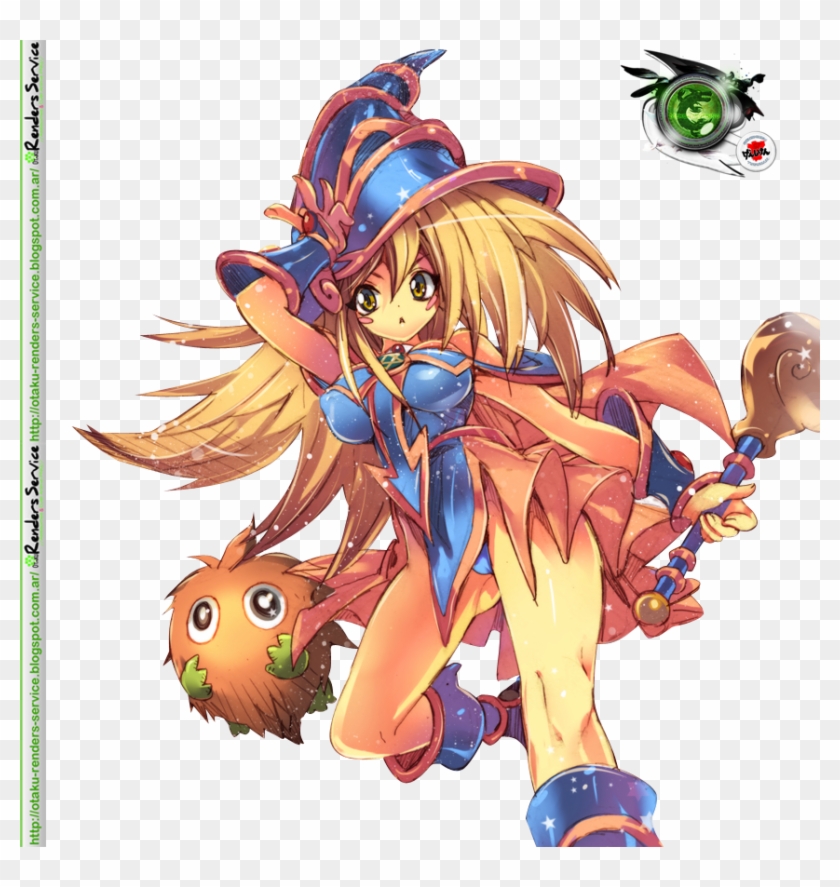 Yu Gi Ohdark Magician Girl Kuriboh Cute Render Ors - Maga Oscura Hot #345287