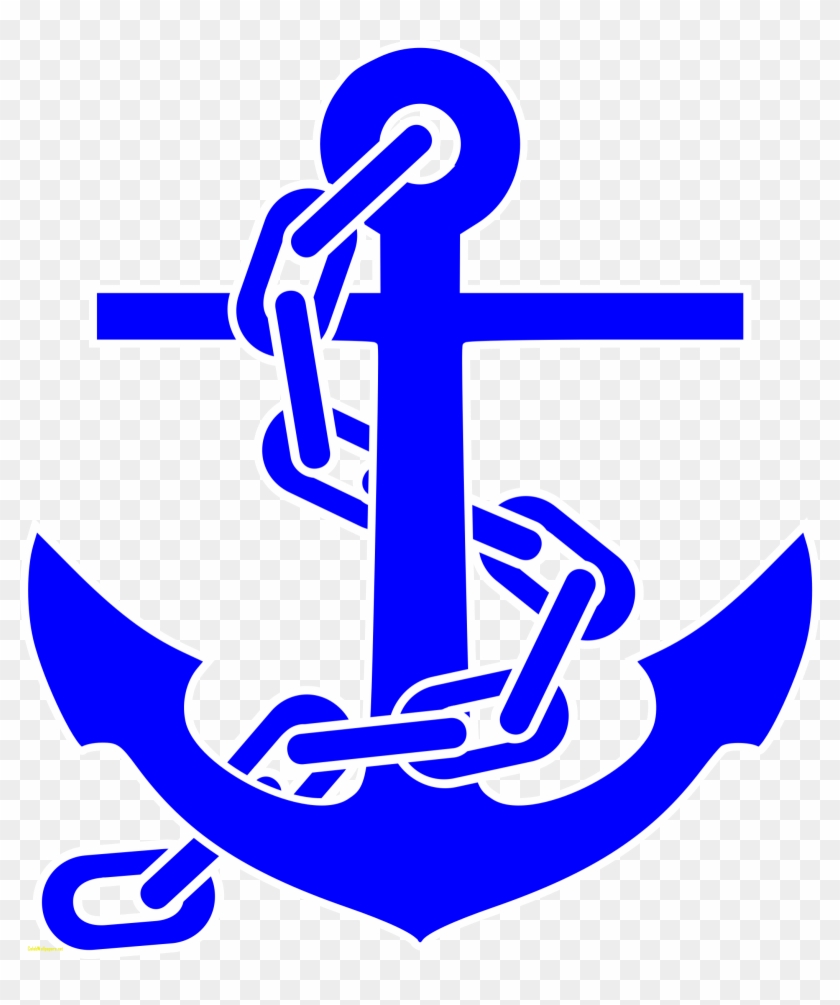 Fouled Anchor - Anchor With Chain Clipart #345391