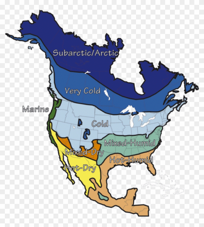 Climate Map Of North America All About Zones Com Building - Long Term Ecological Research Network #345408