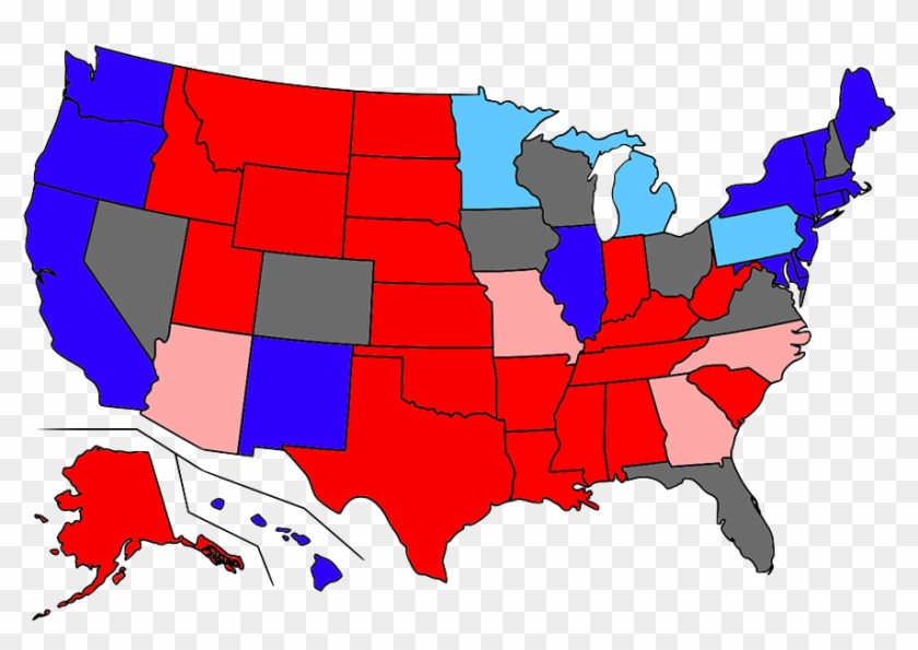 Blue%3a Safe Democratic%3b Light Blue%3a - 1936 Presidential Election Map #345427