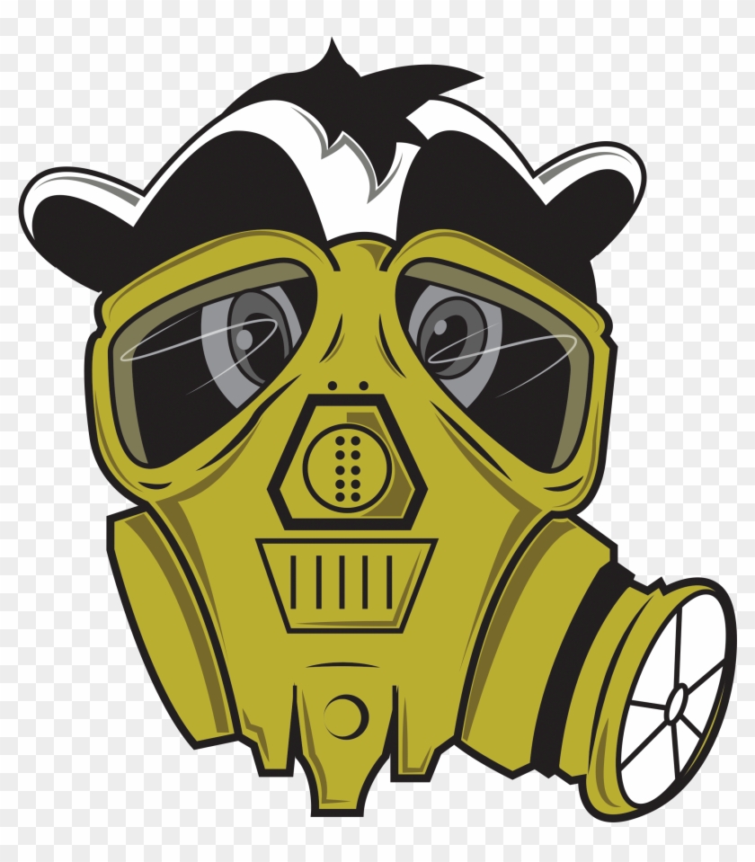Gas Mask Clipart Logo - Skunk With Gas Mask #345443