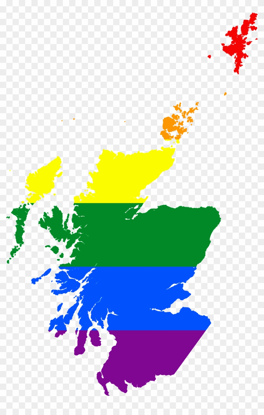 Map, England, United Kingdom, County - Scotland Vector #345492