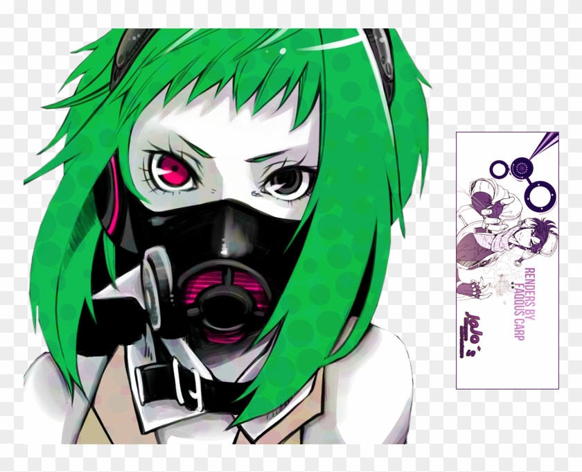 Bigbang27 23 0 Gumi Toxic Mask Render By Faqquscarp - Anime Gas Mask Render #345507