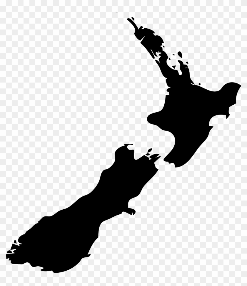 Island, New Zealand Map Country Geography Islands - New Zealand Map Png #345553