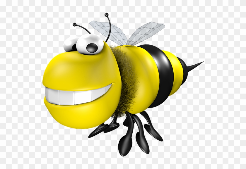 Busy Bee Cliparts 18, Buy Clip Art - Bee Animated Transparent 3d #345557