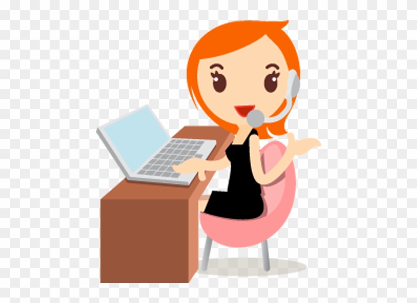 Left Content Image - Clip Art Call Center Agent #345571