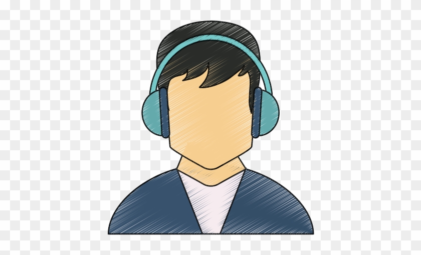 Call Center Man Avatar - Cartoon #345646