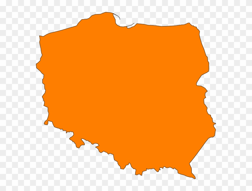 Poland Clip Art At Clker - Poland Map Vector Png #345674