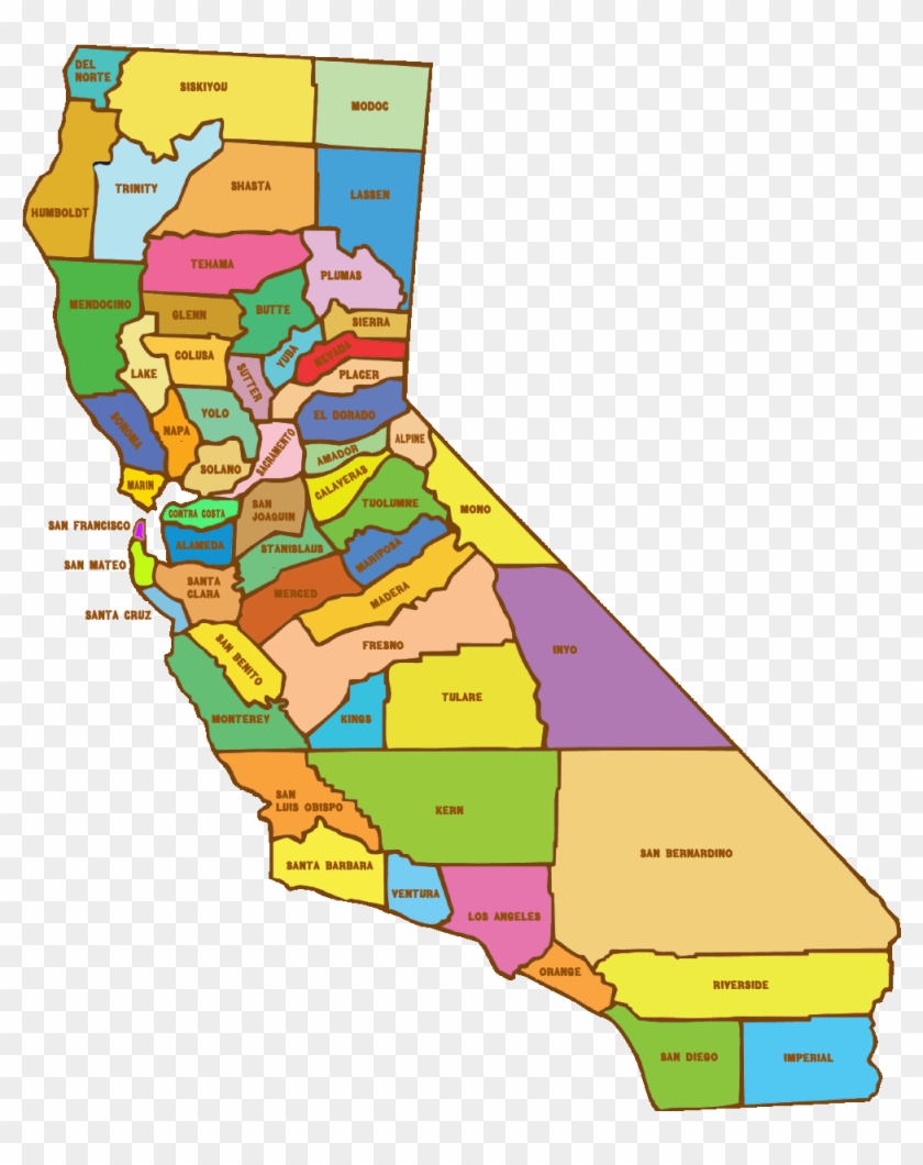 California Counties - - California #345682