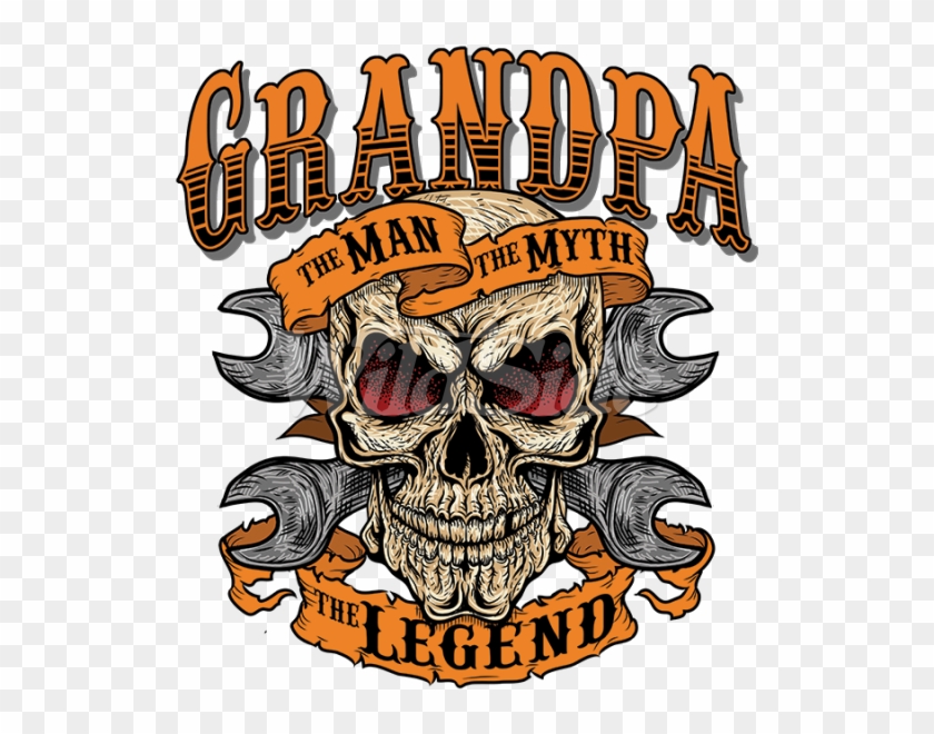 Grandpa The Man The Myth The Legend - Grandpa Legend Tanktop Man Myth Muertos Skull Day Of #345699