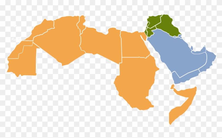 Middle East Map And North Africa Region #345779