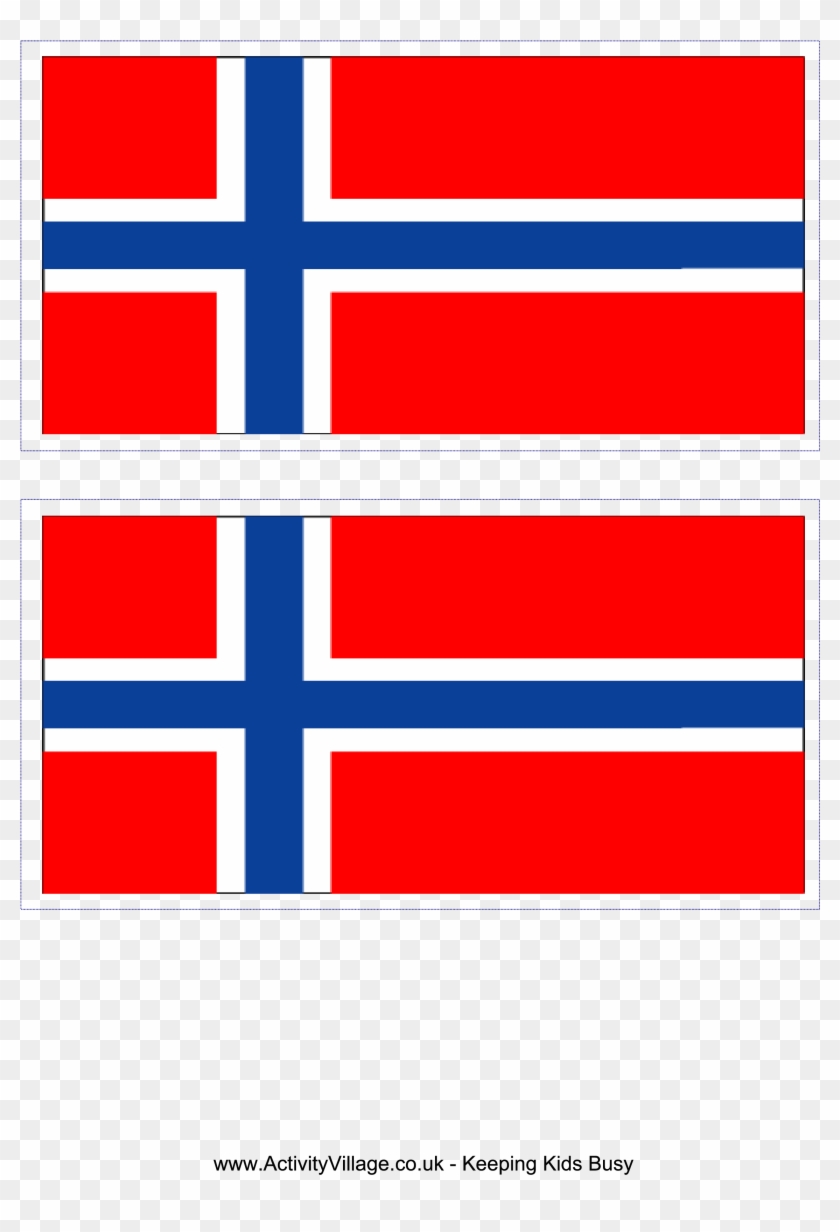Download This Free Printable Norwegian Template A4 - Printable Flag Of Norway #345783