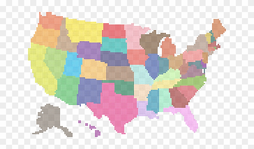 Thrillist Has Put Together A List Of The Best Things - United States Map Colored #345842