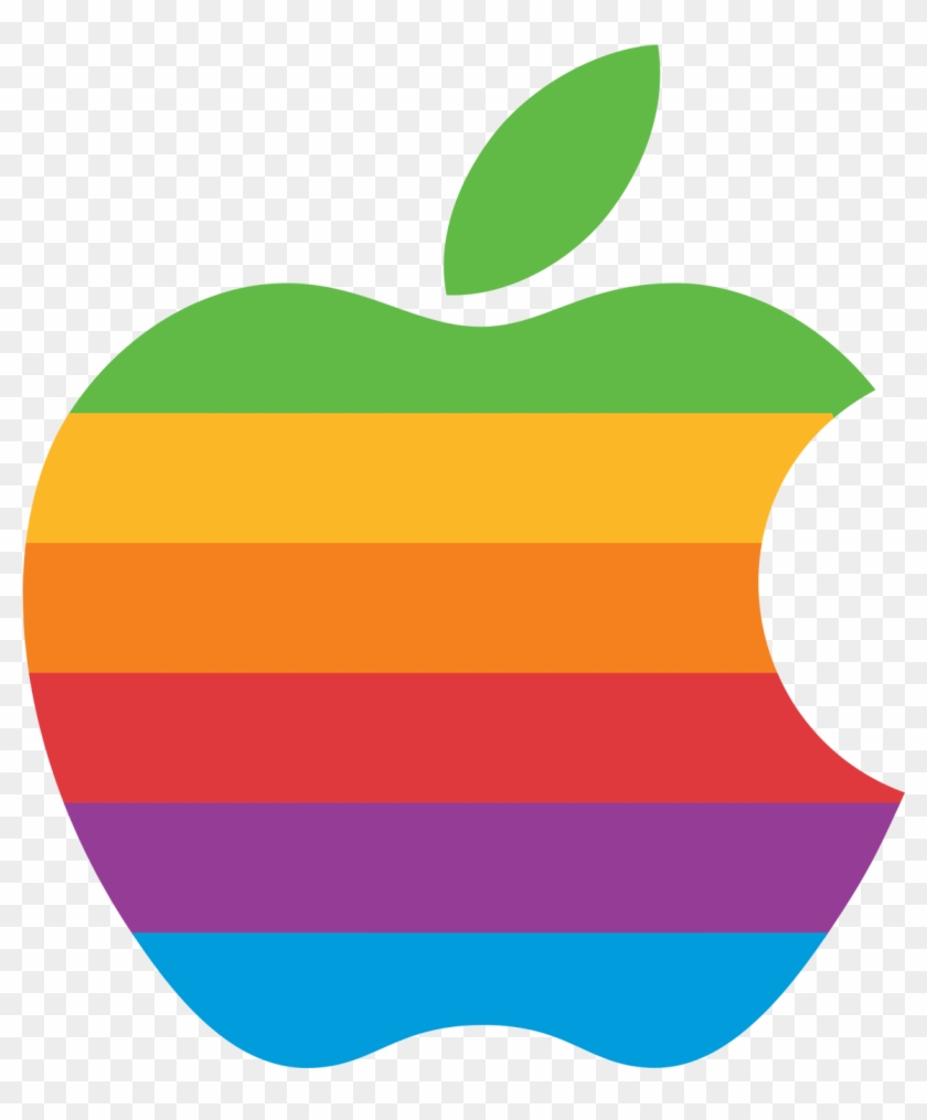Computer Logo - Rainbow Apple Logo Png #345862