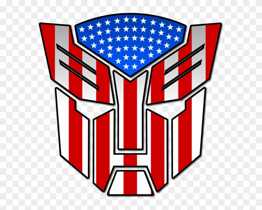 Autobots United States By Xagnel95 - American Flag Autobot Logo #345904