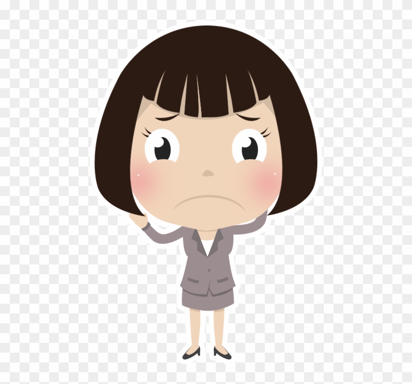 Sad Girl Clipart - Animated Png Sad Girl - Free Transparent PNG Clipart  Images Download