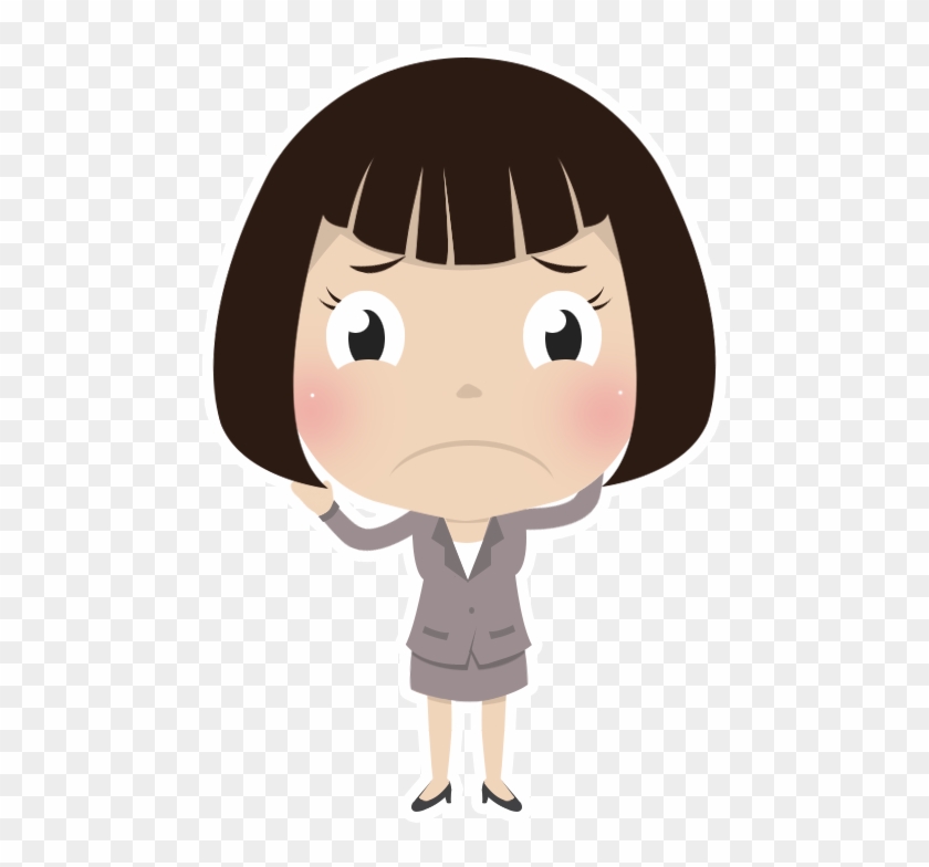 Sad Girl Clipart - Animated Png Sad Girl #345921