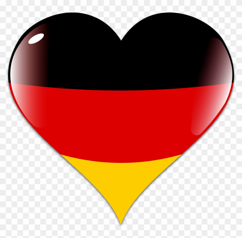 Germany With Shadow - German Clipart #345935