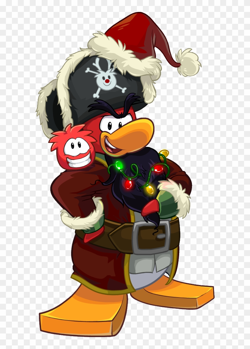 Earn Coins For Ringing Bells In The Plaza, And Earn - Club Penguin Rockhopper Santa #345952