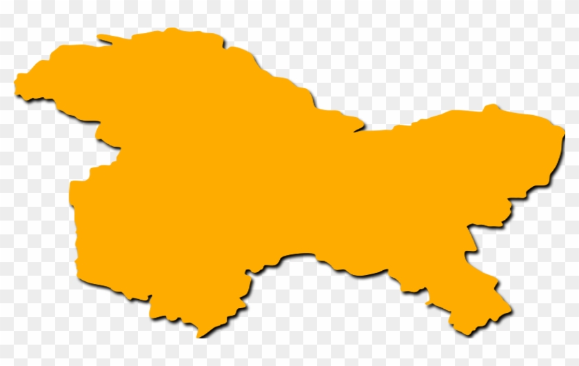 Jammu And Kashmir Map Png #345990