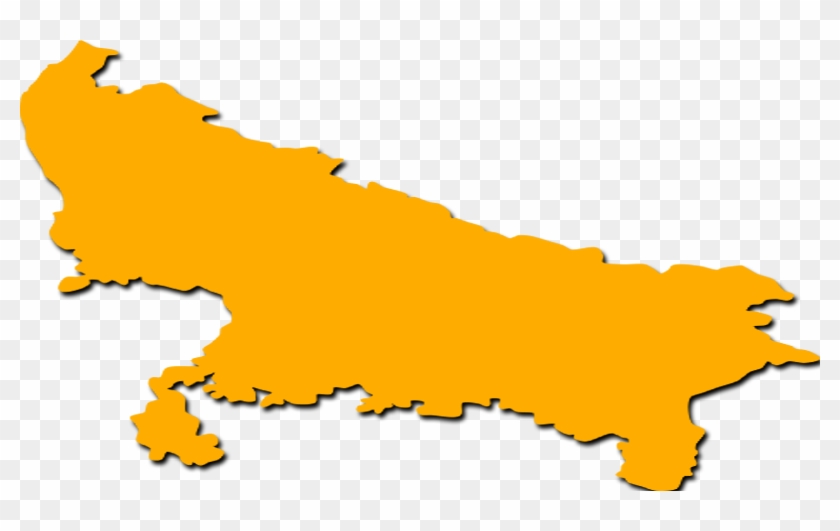 Uttar Pradesh Map Png #346002