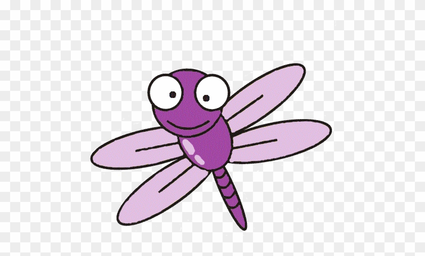 Purple Dragonflies Week Of - Purple Dragonfly Cartoon #346083