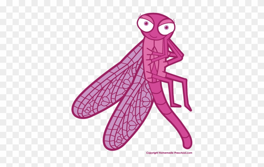 Dragonfly Clipart Pink - Dragonfly #346120