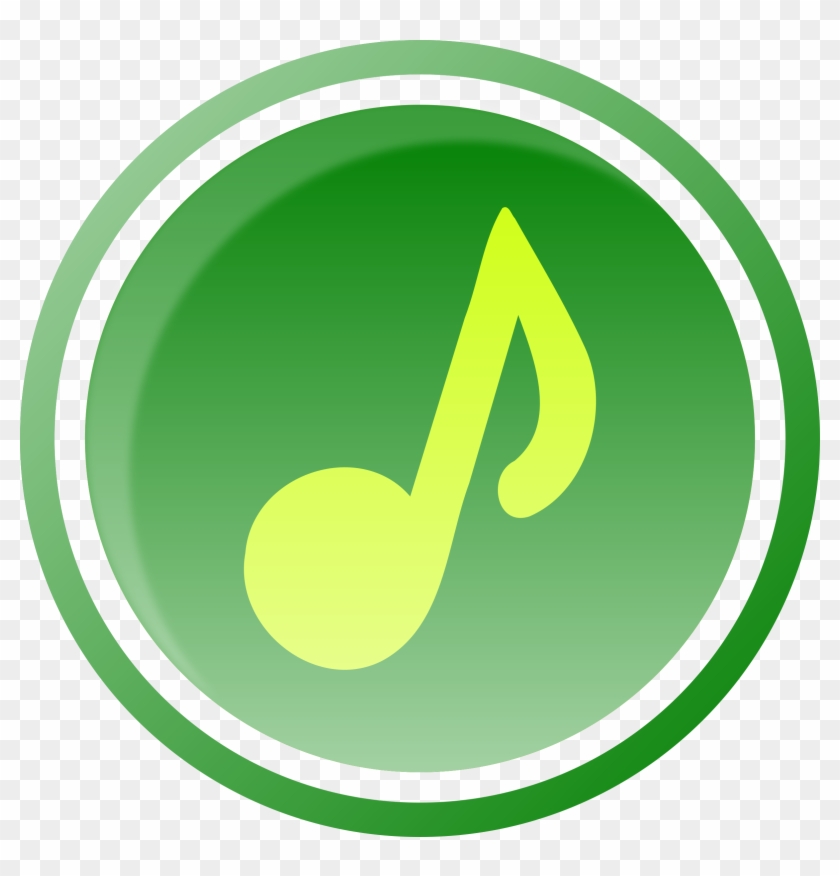 Music Icon Green 1 Free Vector - Music Icon Green #346218