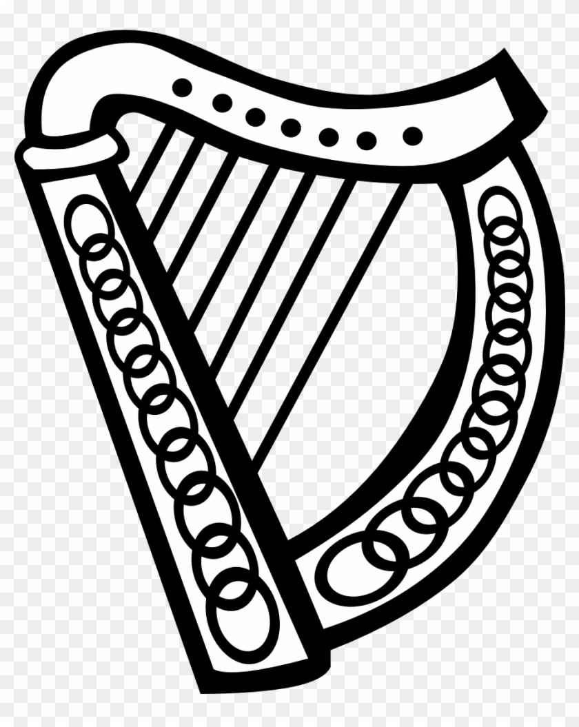 Irish, Music - Irish Harp Clip Art #346236