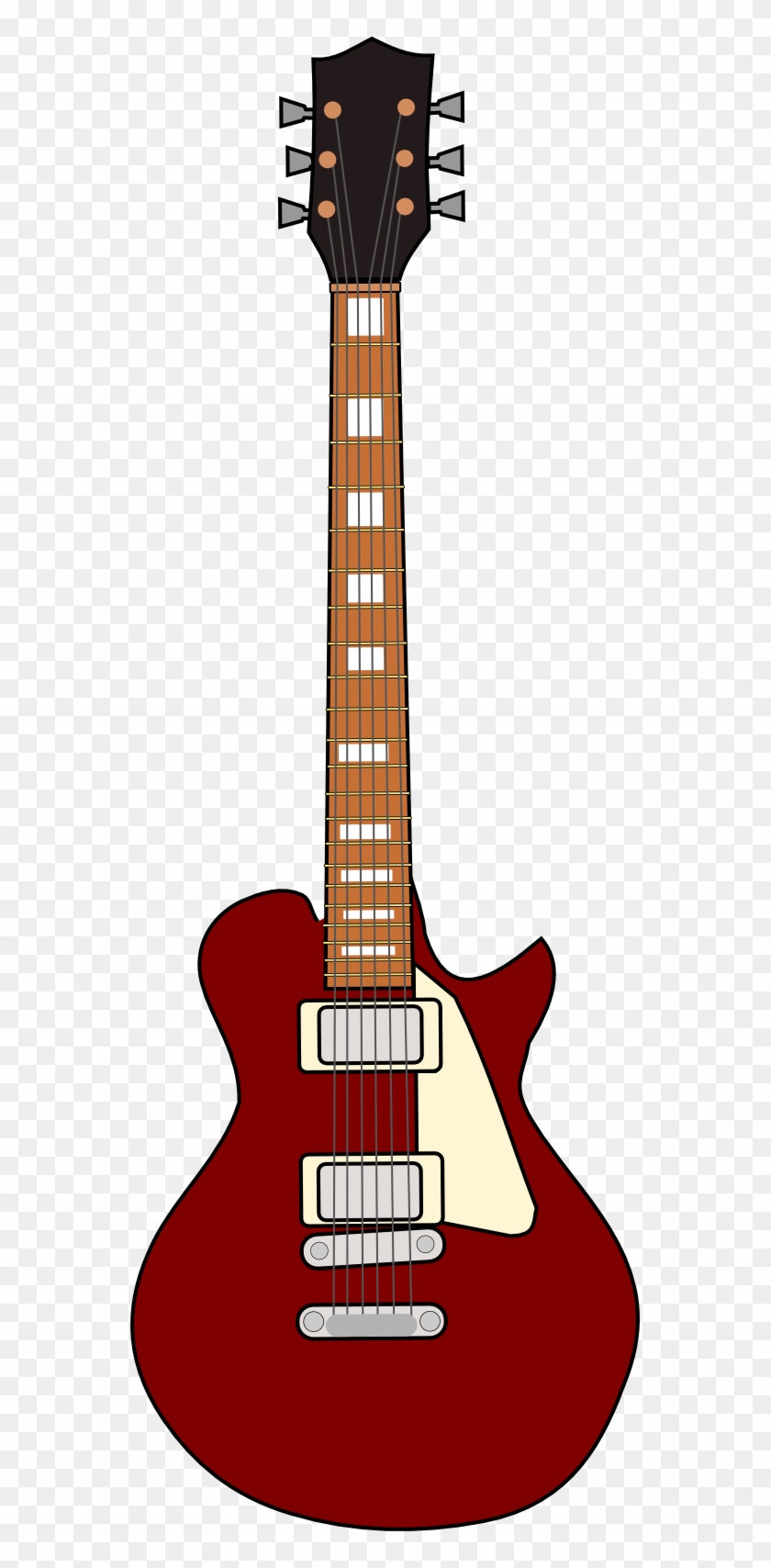 Guitar Clip Art - Gibson Les Paul #346240