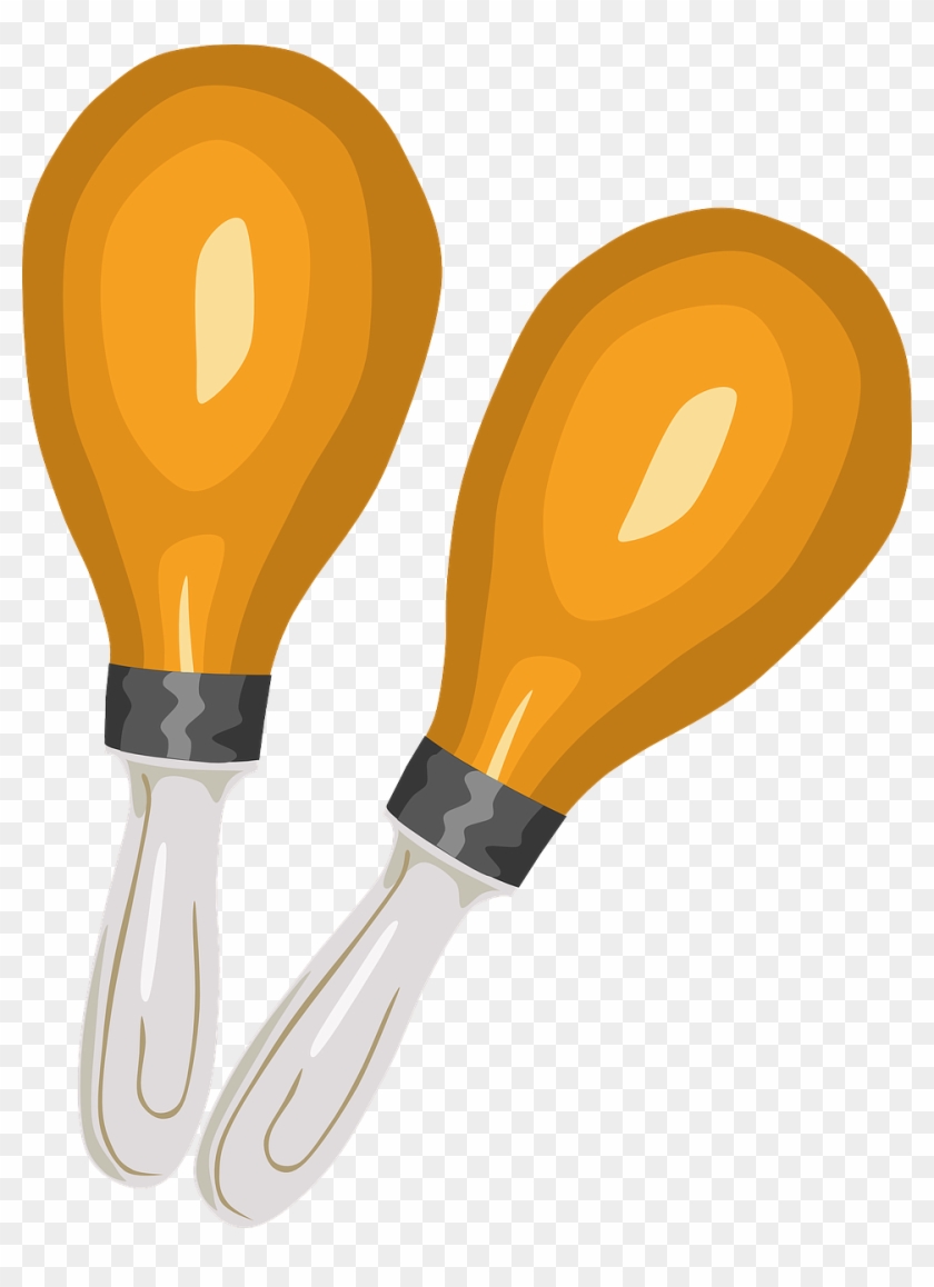 Free To Use Public Domain Musical Instruments Clip - Maracas Clip Art #346328