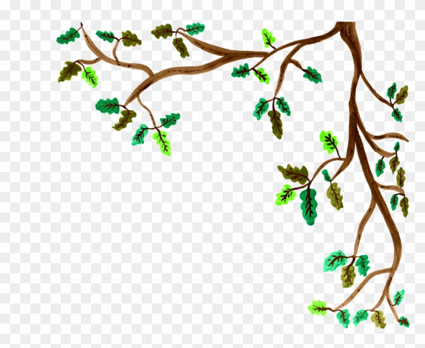 Wet Tree Cliparts 9, Buy Clip Art - Tree Branches Painted Png #346363