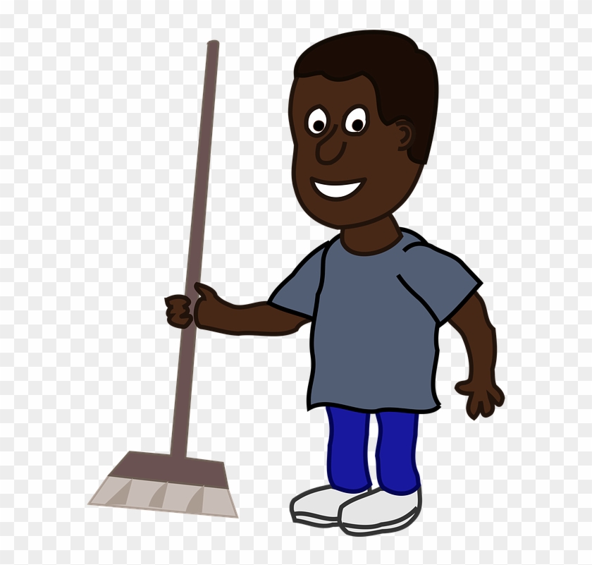 Wet Person Cliparts 29, Buy Clip Art - Brooms Man #346367