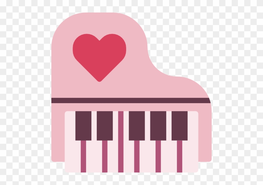 Piano Free Icon - Heart #346444