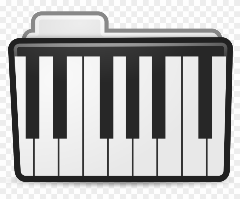 This Free Icons Png Design Of Piano Folder Icon - Piano Clipart #346448