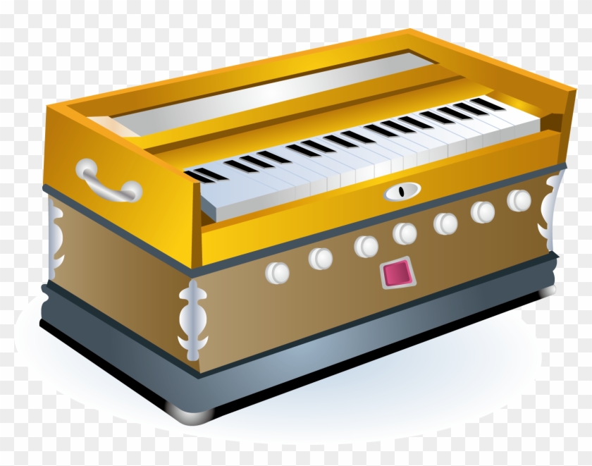 Musical Instrument Keyboard Clip Art - Indian Musical Instruments Clipart #346459