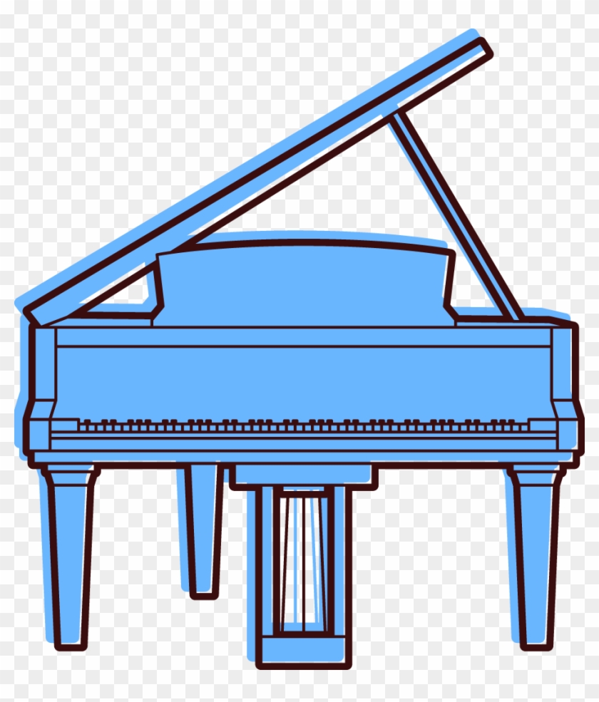 Piano Spinet Clip Art - Musical Instrument #346498