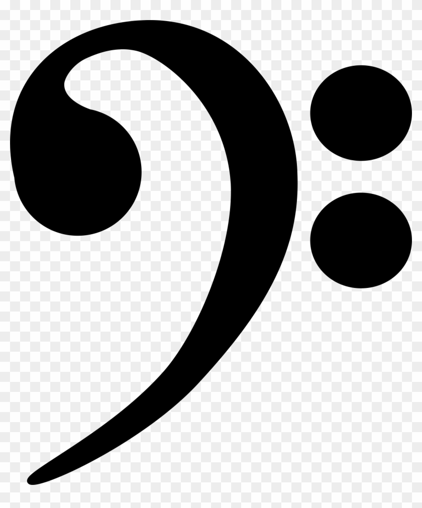 Bass Clef Clip Art - Bass Clef Clip Art #346648