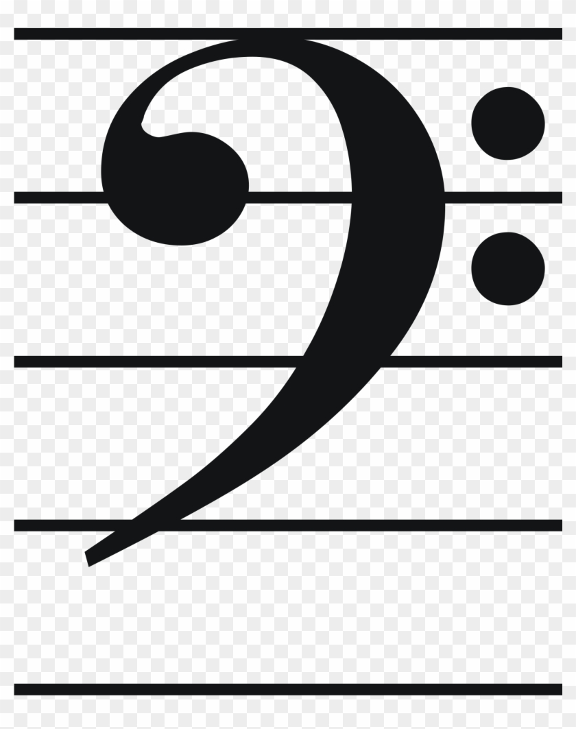 File - Bass Clef - Svg - Wikimedia Commons - Bass Clef #346655